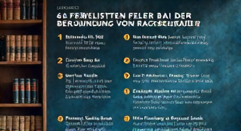 Die 6 häufigsten Fehler bei der Begründung von Rechtsbeschwerden