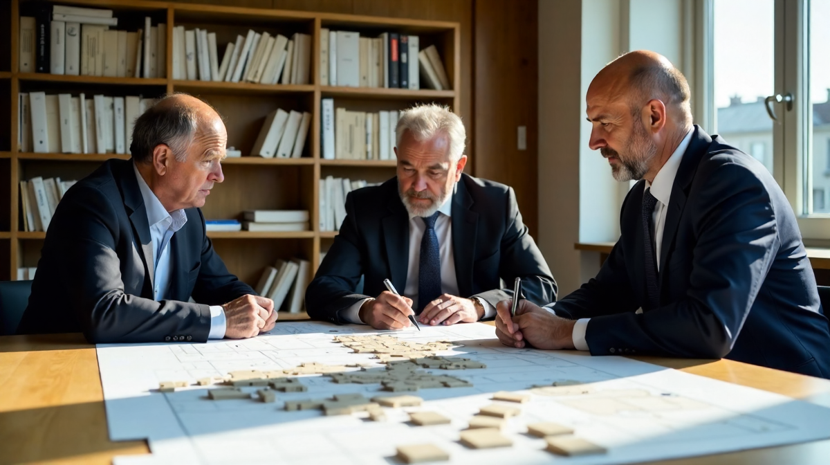 Historische Genies und Experten über Bebauungspläne, Rechtsprechung, Wohngebiete