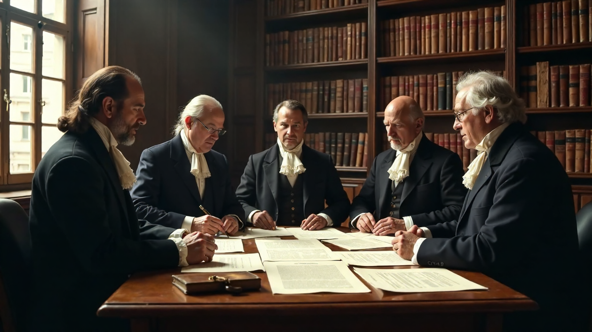 Historische Genies über gerichtliche Entscheidungen, Hinterlegungsverfahren und Notarurkunden