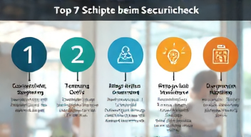Das sind die Top 7 Schritte beim Sicherheitscheck